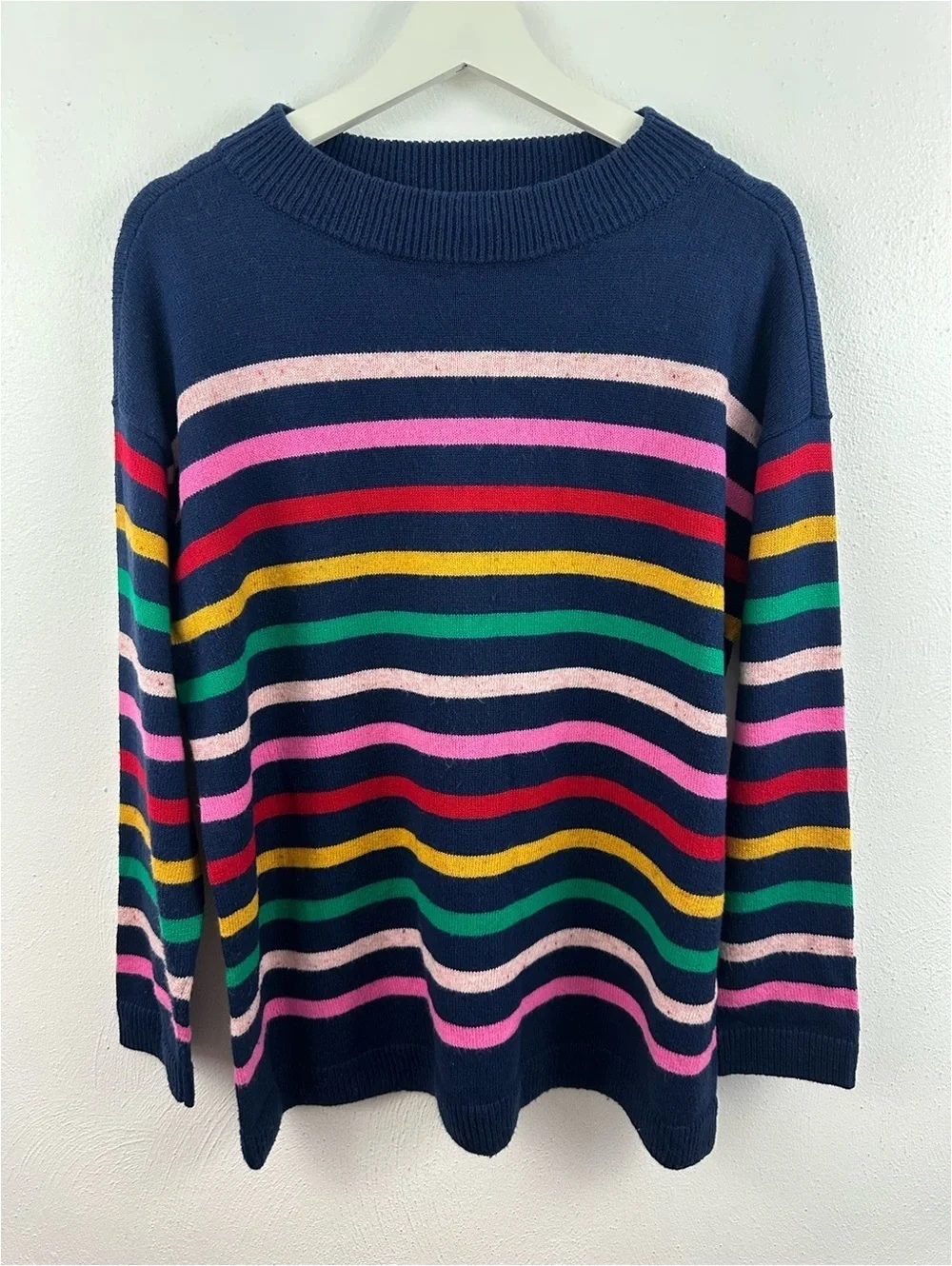 TALBOTS SOFT STRIPE MOCKNECK SWEATER WOMEN'S SIZE PXL